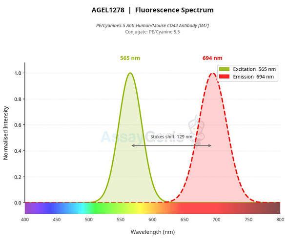 PE/Cyanine5.5 Anti-Human/Mouse CD44 Antibody [IM7] (AGEL1278)