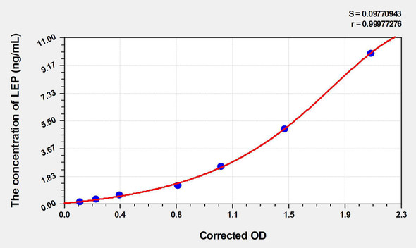 Rabbit LEP (Leptin) ELISA Kit (AEKE04370)
