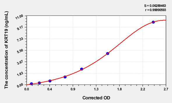 Human KRT19 (Keratin 19) ELISA (Small Sample Volume) (AEKE06101)