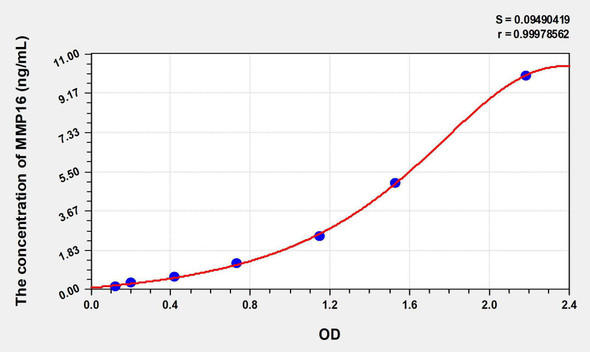 Human MMP16 (Matrix Metalloproteinase 16) ELISA Kit (AEKE08052)