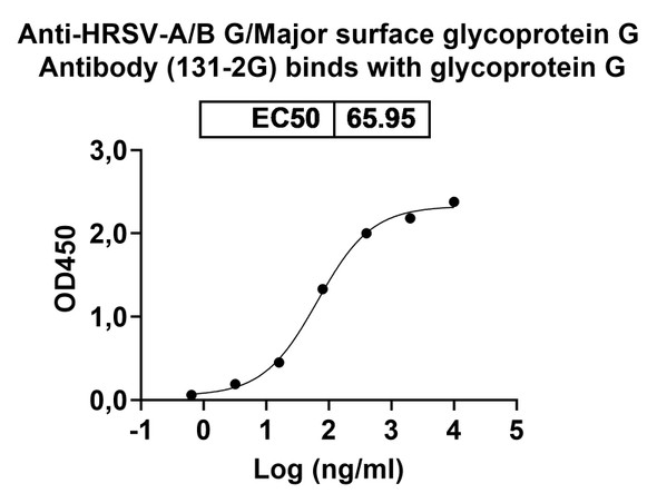 Anti-HRSV-A/B G/Major surface glycoprotein G Recombinant Monoclonal Antibody (131-2G) - bioactivity-binding