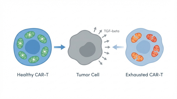 Metabolic Exhaustion: How Mitochondrial Dysfunction Sabotages CAR-T Cell Therapy in Solid Tumors
