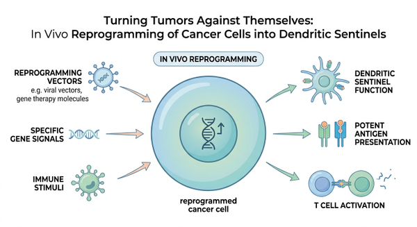 Turning Tumors Against Themselves: In Vivo Reprogramming of Cancer Cells into Dendritic Sentinels