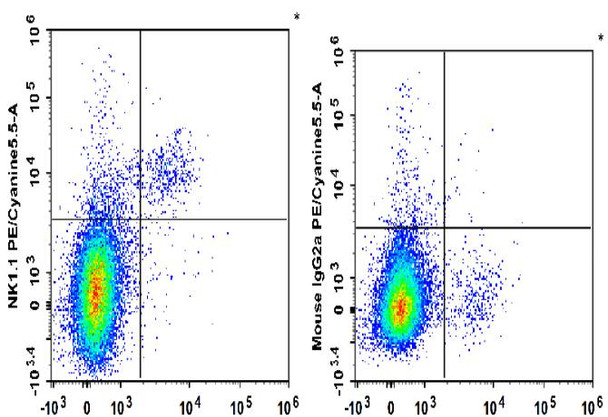 PE/Cyanine5.5 Anti-Mouse CD161/NK1.1 Antibody [PK136] (AGEL0490)