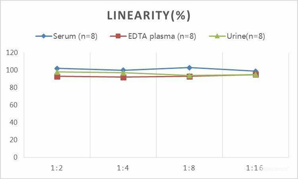 Samples were spiked with high concentrations of Human IgA and diluted with Reference Standard & Sample Diluent to produceSamples with values within the range of the assay.