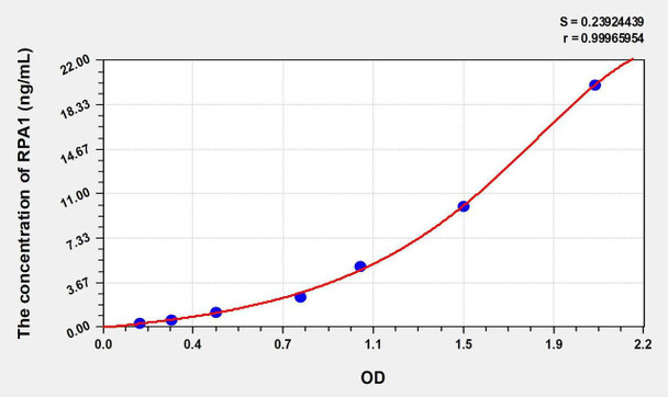 Human RPA1 (Replication Protein A1) ELISA Kit (AEKE01030)