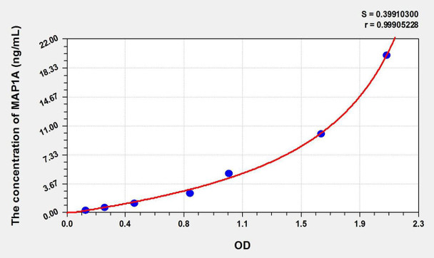 Rat MAP1A (Microtubule Associated Protein 1A) ELISA Kit (AEKE01466)