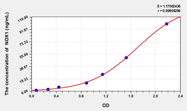 Rat NOX1 (Nicotinamide Adenine Dinucleotide Phosphate Oxidase 1) ELISA Kit (AEKE06847)