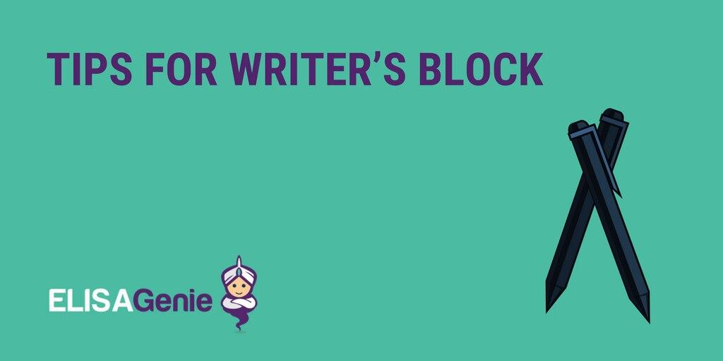 Tips for Writer's Block