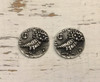 Ancient Greek Owl Earring Charm Coins