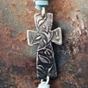 Cross of Vines Bracelet Component/Connector