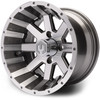 MODZ Assault Gunmetal 12" Golf Cart Wheel