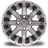 MODZ Assault Gunmetal 12" Golf Cart Wheel