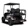 MadJax Genesis 300 with Deluxe Black Aluminum Rear Flip Seat - E-Z-GO TXT