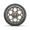 Set of (4) 15" MadJax® Flow Form Evolution Matte Bronze Wheels with GTW® Fusion GTR Street Tires
Item # A19-420