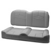 MODZ® FS1 TOP STITCH FRONT SEAT FOR CLUB CAR, EZGO & YAMAHA - GRAY BASE