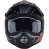 AFX FX-17 Helmet - Aced - Matte Black/Red