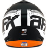 AFX FX-17 Youth Helmet - Attack - Matte Black/Orange