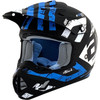 AFX FX-17 Youth Helmet - Attack - Matte Black/Blue