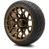 MODZ 14" Blitz Matte Bronze Wheels & Street Tires Combo