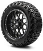 MODZ 14" Vortex Matte Black Wheels & Off-Road Tires Combo