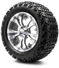 MODZ 14" Vampire Gunmetal Wheels & Off-Road Tires Combo
