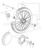 SSR XF250 Front Wheel Assembly with Tire  (Free Shipping)