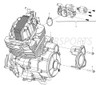 QJ Motor SRF135 Engine Assembly