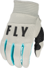 FLY RACING YOUTH F-16 GLOVES LIGHT GREY/SKY BLUE YM (Free Shipping)