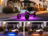 Million Color Expandable LED 4-Seater Golf Cart Underbody Lighting Kit