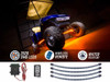 4pc Orange LED Golf Cart Underbody Lighting Kit