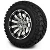 MODZ 12" Bomber Machined Black Wheels & Off-Road Tires Combo