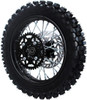 Rim tube tire 80/100-12 3.00-12 12-15MM axle 12"Complete rear wheel For small Dirt Pit Bike