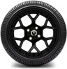 MODZ® Renegade Matte Black 14" Golf Cart Wheels and Arisun Cruze (205/30-14) Low Profile DOT Golf Cart Tires Combo - Set of 4