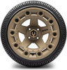 MODZ® Defender Sand 14" Golf Cart Wheels and Arisun Cruze (205/30-14) Low Profile DOT Golf Cart Tires Combo - Set of 4