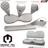 MODZ® RC Custom Golf Cart Rear Seat Covers - Gray Base
