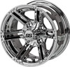 12" Yukon Mirror on 215/35-12 LSI Elite Tires (Set of 4), Fits Club Car & EZGo Carts, Golf Cart Tires and Wheels Combo