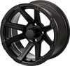 14" Rampage Matte Black on 22x10-14 Trail Fox A/T Tires (Set of 4), Fits Club Car & EZGo carts, Golf Cart Tires and Wheels Combo, Can be Used on Lawn Mowers and ATV's