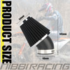 NIBBI PE17 Carburetor with 48mm Air Filters, 17mm carburetor
