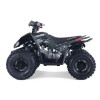 Denago Trailhawk 10FI Matte Green Edition Youth ATV – A powerful 120cc fuel-injected 4-stroke quad for kids aged 10 and up, featuring dual A-arm suspension, electric start, LED lights, reverse gear, and remote safety shut-off. Rugged design with color-matched handguards and full floorboards, perfect for off-road youth adventures.