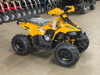 "The Denago Mudhawk 6 ATV Yellow Edition is a high-performance youth ATV designed for riders aged 6+. Featuring a powerful 107cc engine, automatic transmission with reverse, wireless remote shut-off, and adjustable throttle limiter, this vibrant yellow ATV combines safety with off-road excitement. With independent suspension, hydraulic brakes, LED lights, and rugged construction, it's built for adventure. Perfect for trails, backyards, and learning the basics of ATV riding."