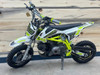 “2026 Denago MX 110cc pit bike lime youth dirt bike – parts & labor warranty”