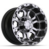 12″ GTW® Omega Black with Machined Accents Wheel