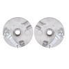 (09-1) Tao D125 Drum Brake Backing Plate Set