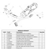 (01) Hammerhead GTS/LE 150 Exhaust for 150cc / Muffler for 150cc