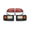 DoubleTake Phantom Deluxe Street Legal LED Light Kit with Black Bezel, Club Car Precedent 04+