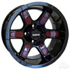 RHOX RX262, Black w/ Center Cap, 14x7 ET-25