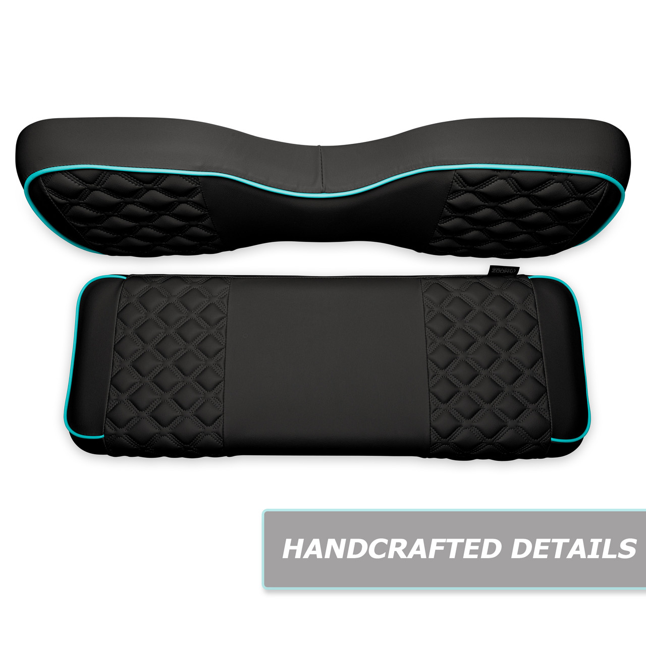 MODZ RC Custom Rear Seat Covers - Black Base - Choose Pattern and Accent Colors