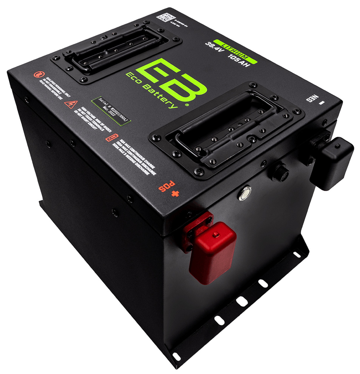 Eco Battery 36V - 105AH Lithium Battery Combo - Choose Cart Model