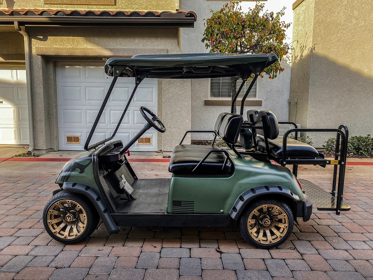 MODZ Bomber Matte Bronze 14" Golf Cart Wheel